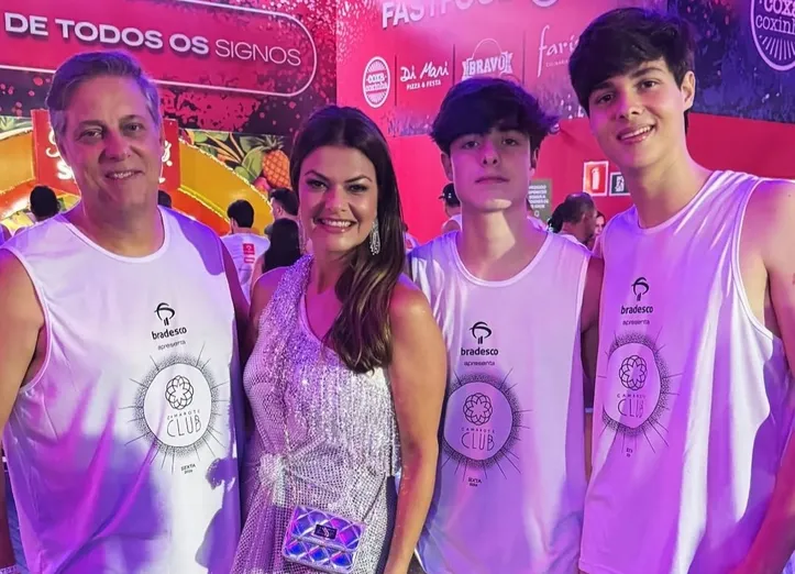 André, Juliana, Felipe e Victor Berenguer