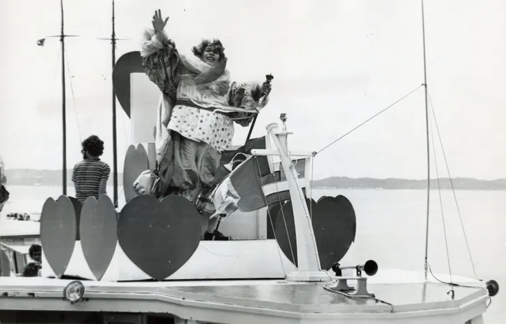 Cortejo Marítimo para o Rei Momo foi inovação no Carnaval de 81