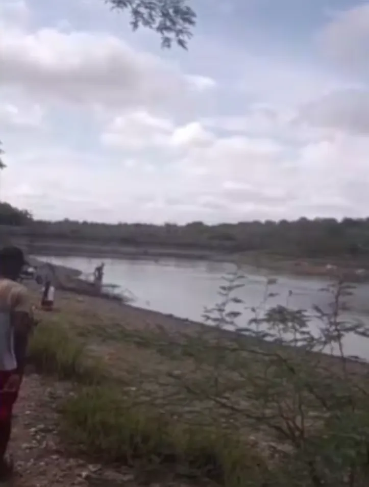 Açude onde o garoto desapareceu