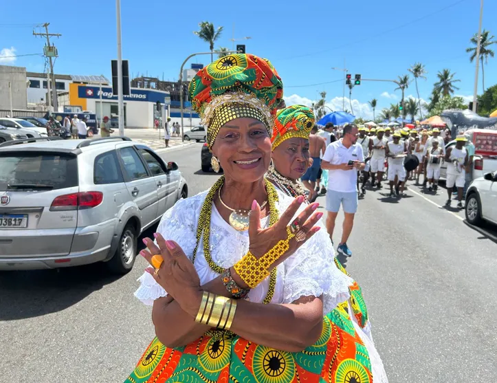 Valquíria Moraes participa da festa há cerca de uma década