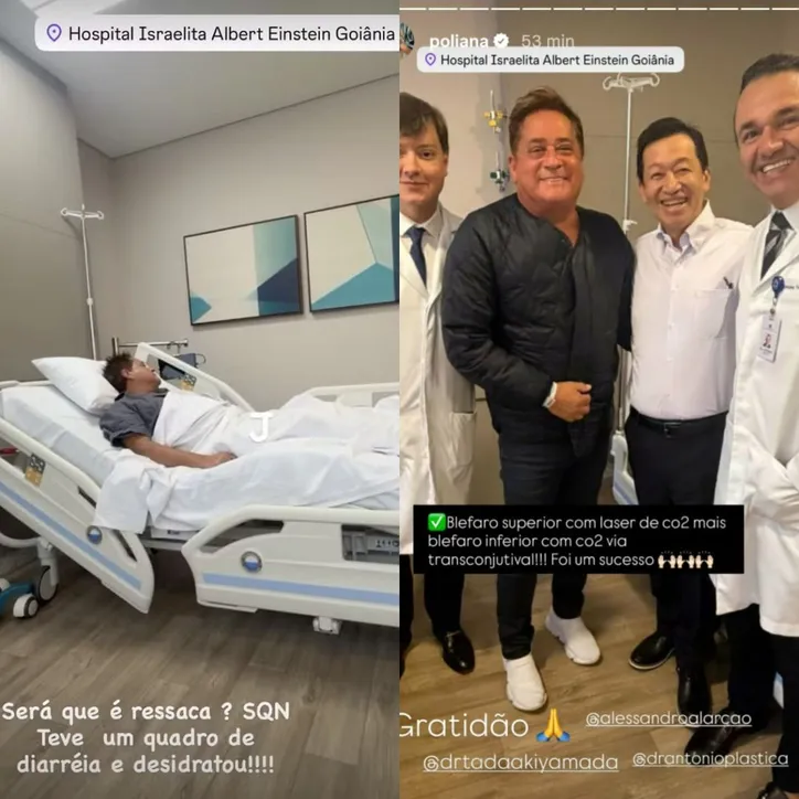 Post de Poliana na web