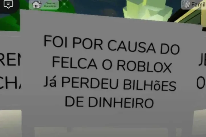Imagem ilustrativa da imagem Roblox: proibição de chat gera protesto de crianças e ataques a Felca