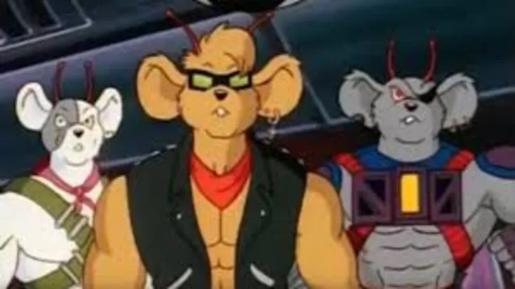 Trio de ratos salvavam o dia enquanto pilotavam suas motos