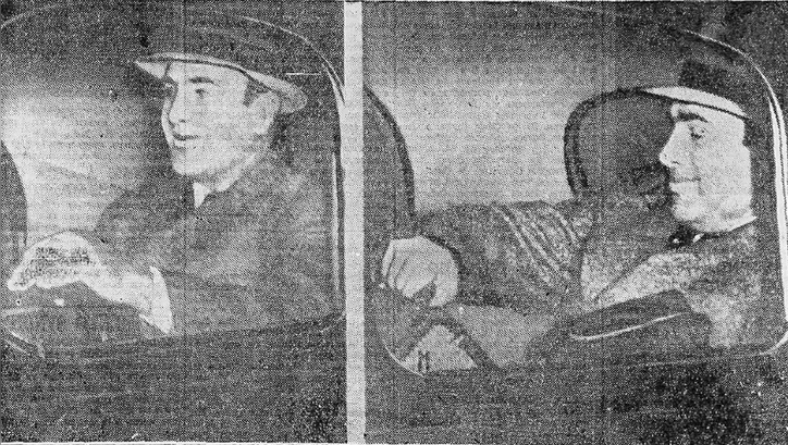 Al Capone foi fotografado em carro na saída da prisão em 1939