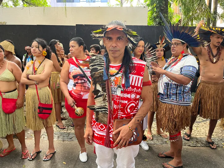 Caboclo Cobre no Bloco Apache