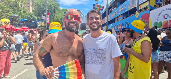 Leonardo e Bruno Furtado na Folia