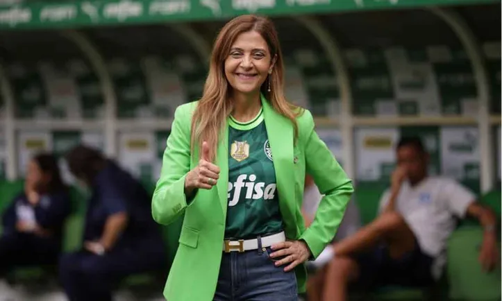 Leila Pereira, presidente do Palmeiras