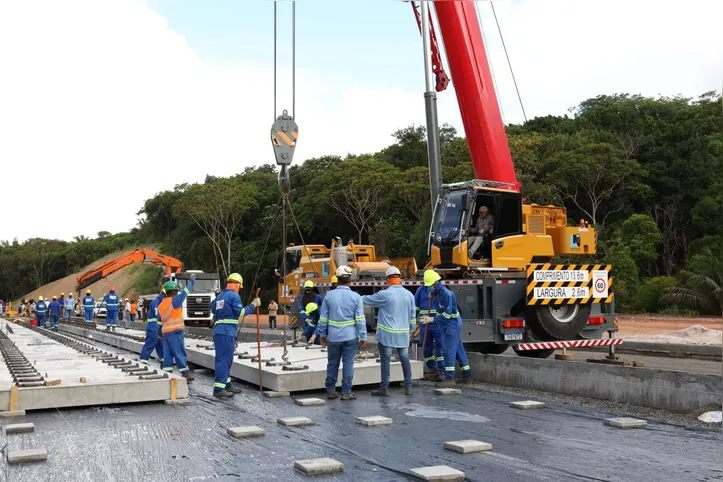 Trecho 2 do VLT de Salvador segue com obras em ritmo acelerado