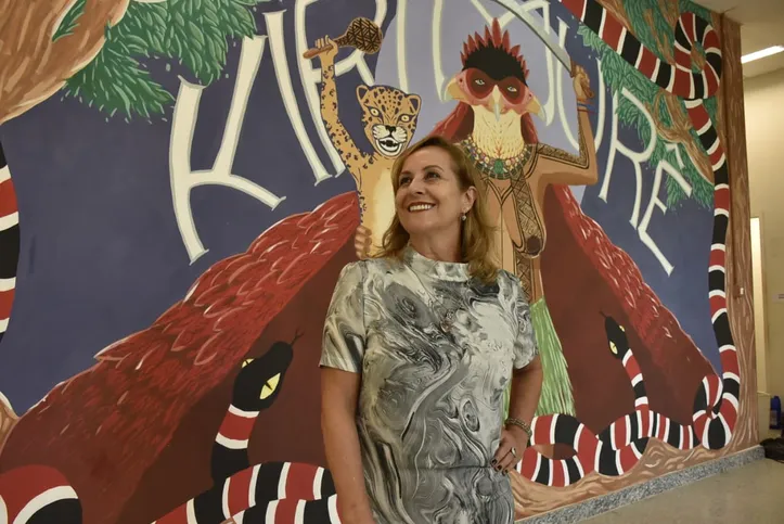 A coordenadora Gilsamara Moura