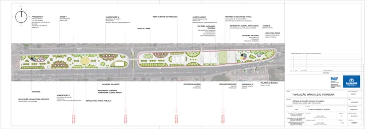 Planta urbanística do novo Imbuí