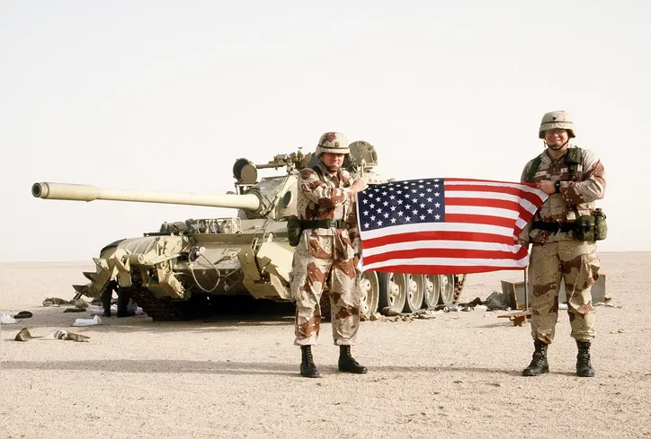 Soldados americanos em território internacional