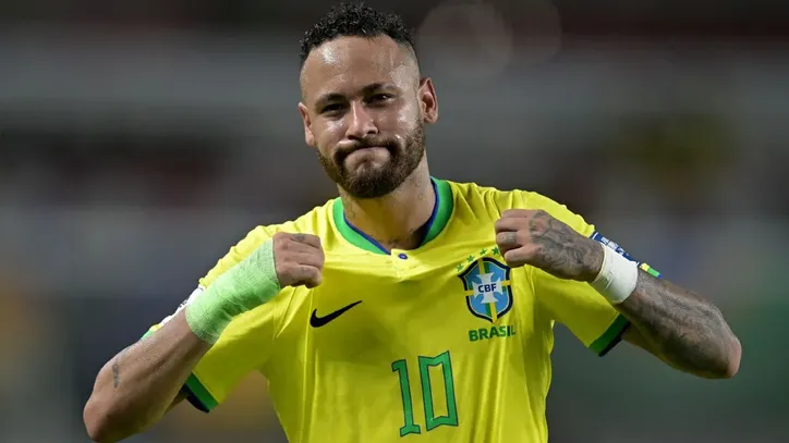 Neymar em campo pela Seleção Brasileira