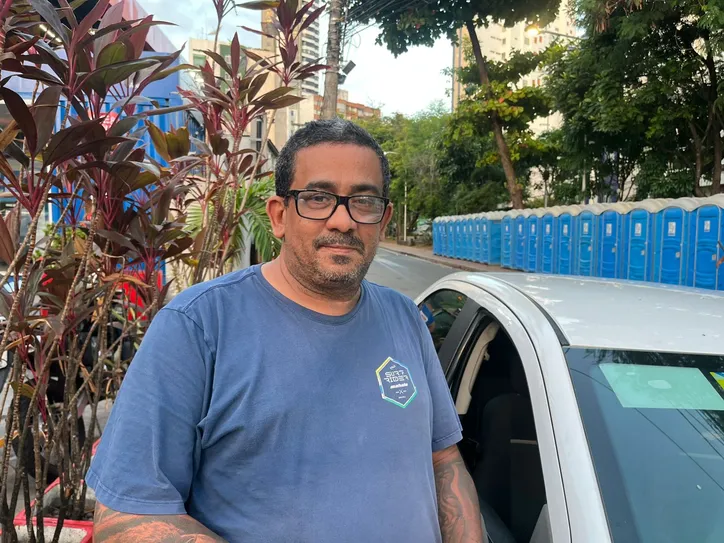 Renilton Lessa, motorista de aplicativo