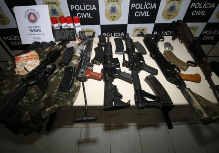 Imagem ilustrativa da imagem Bahia alcança 7,6 mil armas apreendidas e entra no top 3 do Brasil