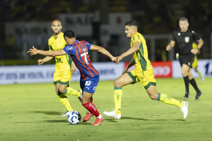Bahia em campo no Estádio Campos Maia, em 2025