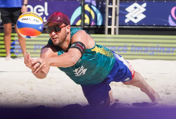 Dupla do Bahia no Circuito Brasileiro de Vôlei de Praia