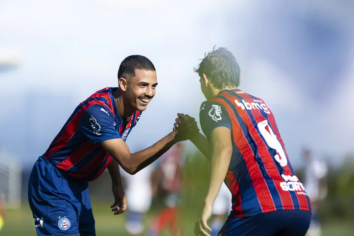 Pedro e Dell, atacantes da base do Bahia