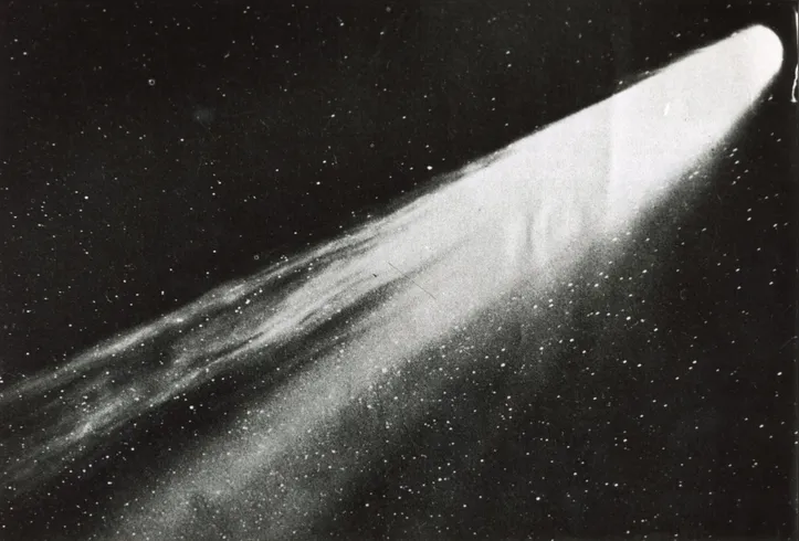 Imagem da Nasa do Cometa Halley