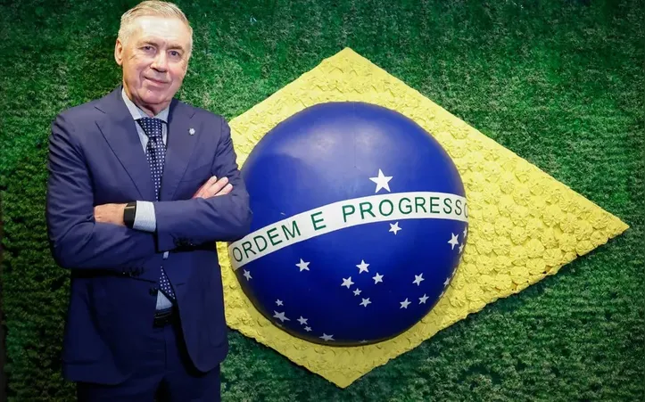 Carlo Ancelotti, técnico da Seleção Brasileira