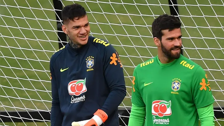 Ederson e Alisson pela Seleção Brasileira