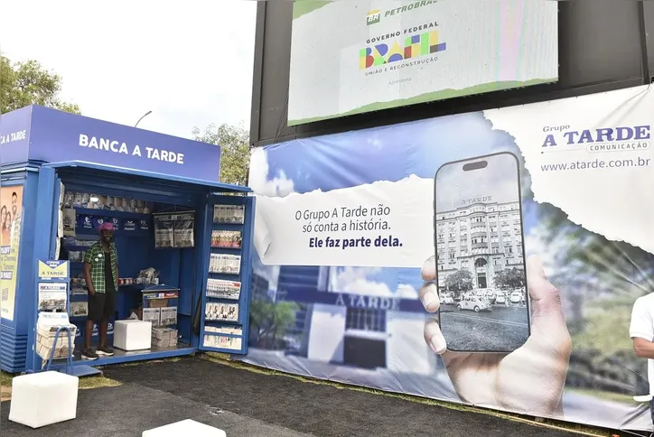 Estande do Grupo A TARDE na Fenagro