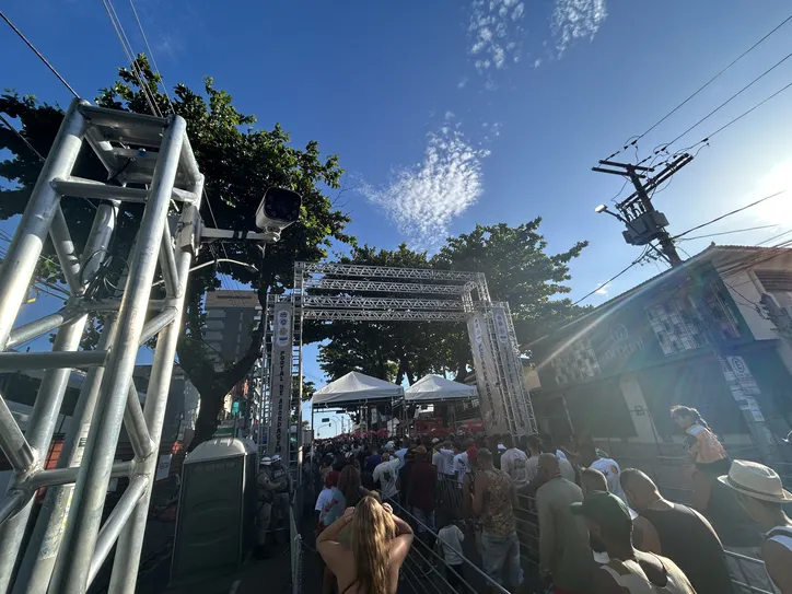 Câmera de reconhecimento facial no Carnaval de Salvador