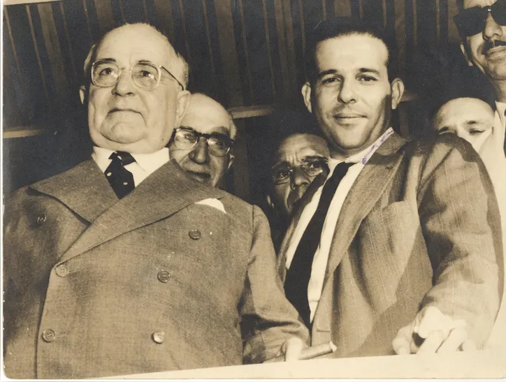 Getúlio Vargas e João Goulart juntos