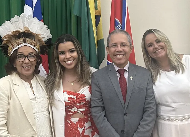 Desembargadora Joanice Guimarães, Érica Guimarães, Paulo de Tarso e Cristiana Lopes de Oliveira