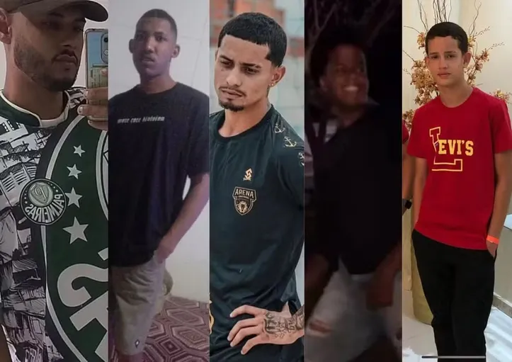 Cinco jovens morrem após colisão entre dois carros no interior da Bahia