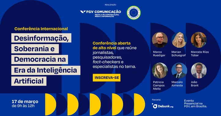Imagem ilustrativa da imagem Conferência internacional debate desinformação e interferência estrangeira na era da IA