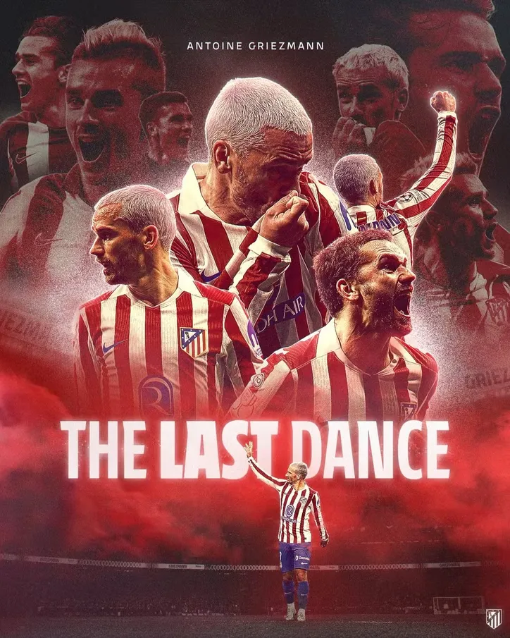 Antoine Griezmann é o maior artilheiro da história do Atlético de Madrid