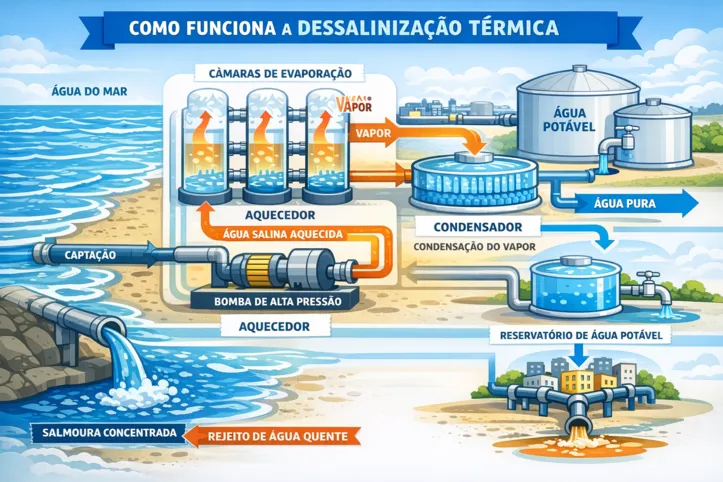 Imagem ilustrativa da imagem De deserto a oásis: como países têm salvado pessoas com a água do mar