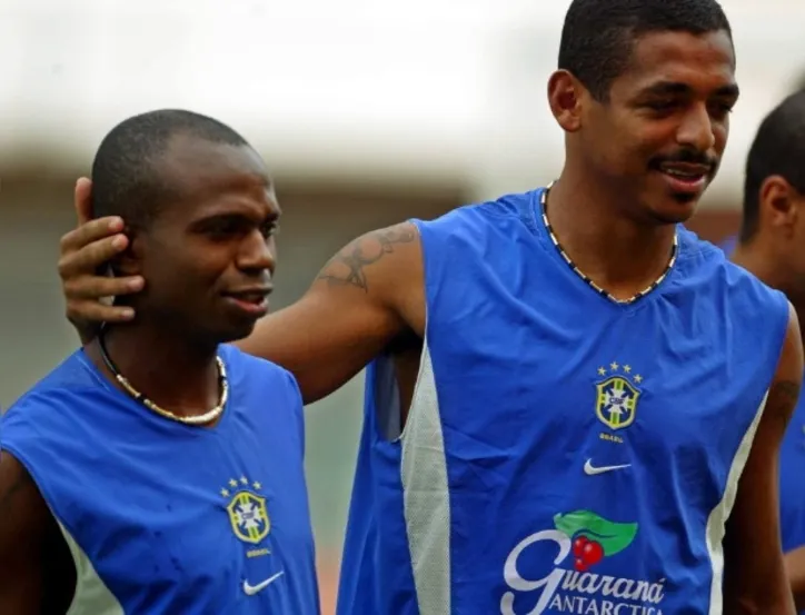 Edilson Capetinha e Vampeta