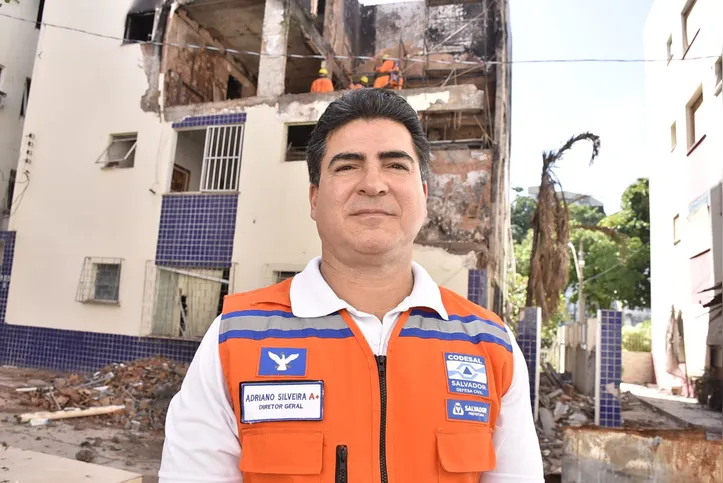 Imagem ilustrativa da imagem Demolição de prédio revive trauma de moradores no Stiep: “Nem consigo ver”