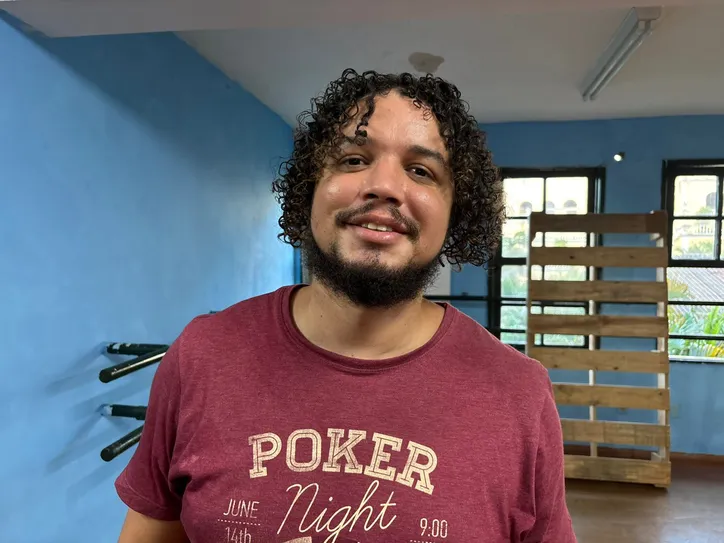 Valbert Santana, motorista de aplicativo