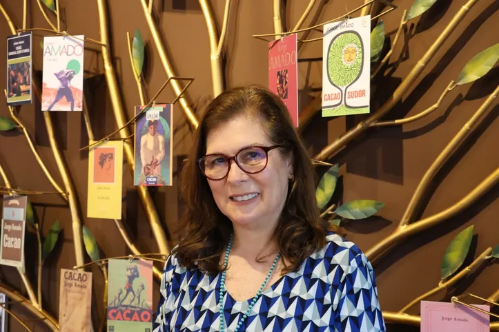 A presidente da fundação, Angela Fraga