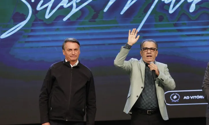 Bolsonaro e Silas Malafaia, pastor da Assembleia de Deus