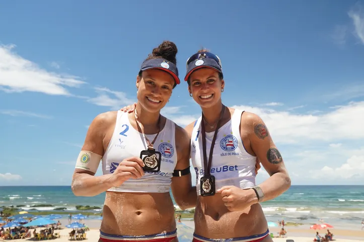 Andressa e Tainá dupla vencedora do Vôlei de Praia