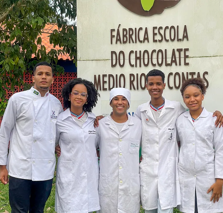 Alunos envolvidos no ChocoMed
