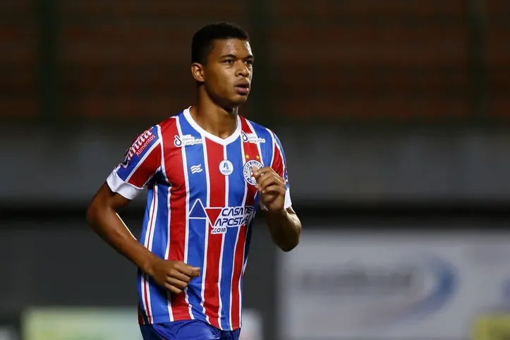 Marcelo Ryan em campo pelo Bahia em 2021