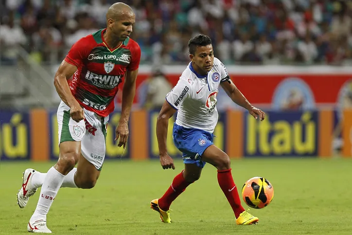 Wallyson em Bahia 1x0 Portuguesa no Brasileirão de 2013
