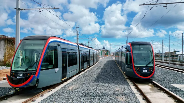 Trens do VLT de Salvador