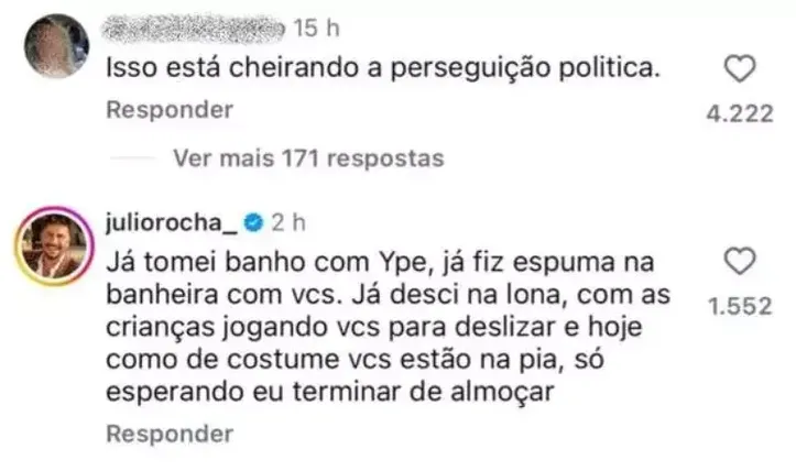 Comentário de Julio Rocha