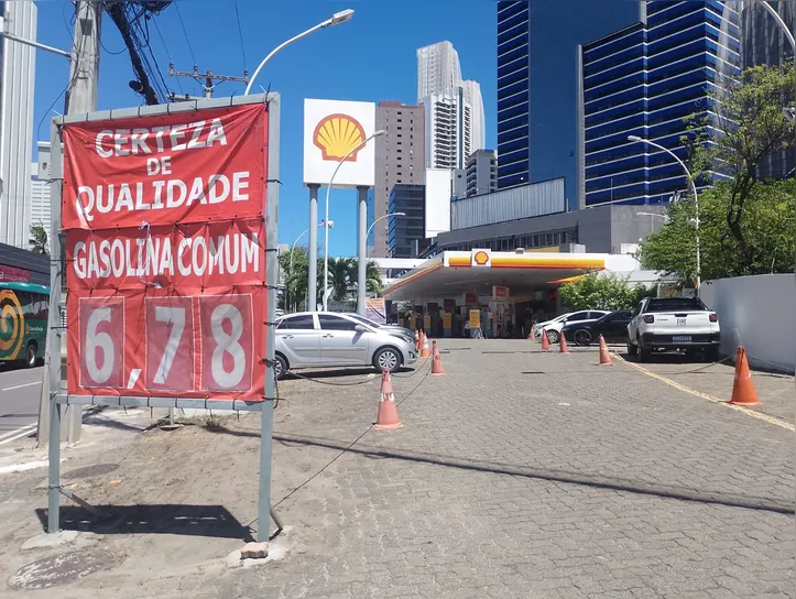 Posto Shell, região do Shopping Sumaré (foto tirar nesta terça, 10)