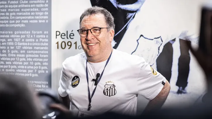 Marcelo Teixeira, presidente do Santos