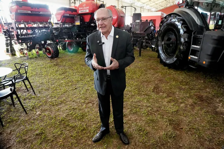 Vice-presidente Geraldo Alckmin fez anúncio de nova linha de crédito durante abertura de evento agropecuário em São Paulo