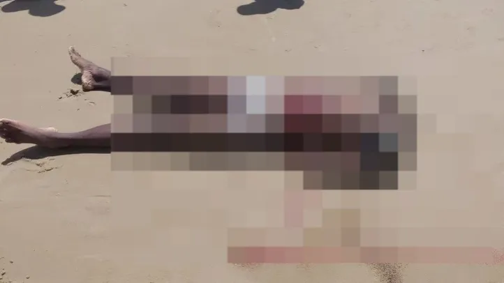 Corpo foi localizado na beira da praia