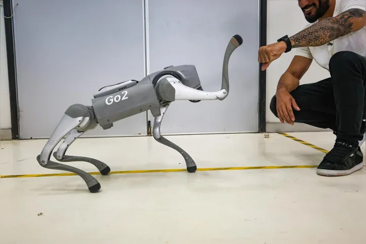 O cachorro-robô do SENAI CIMATEC