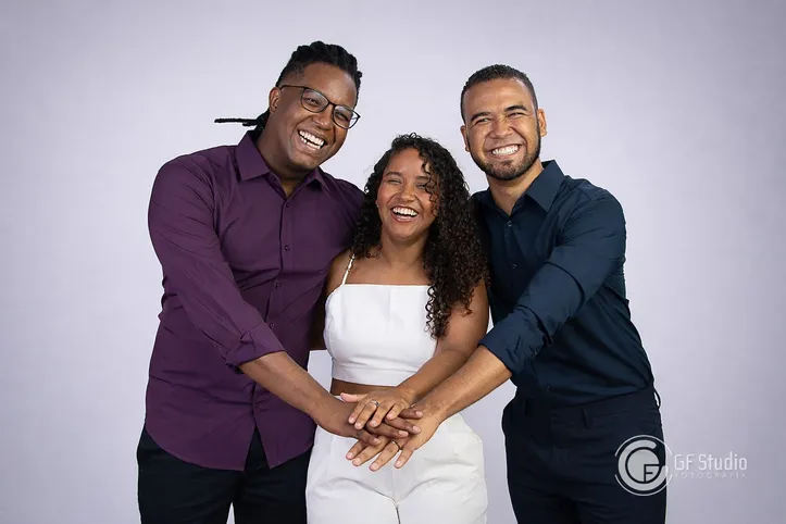 Péricles Oliveira, Adriele Ornellas e Luã Mota
