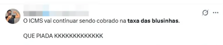 Comentário em rede social